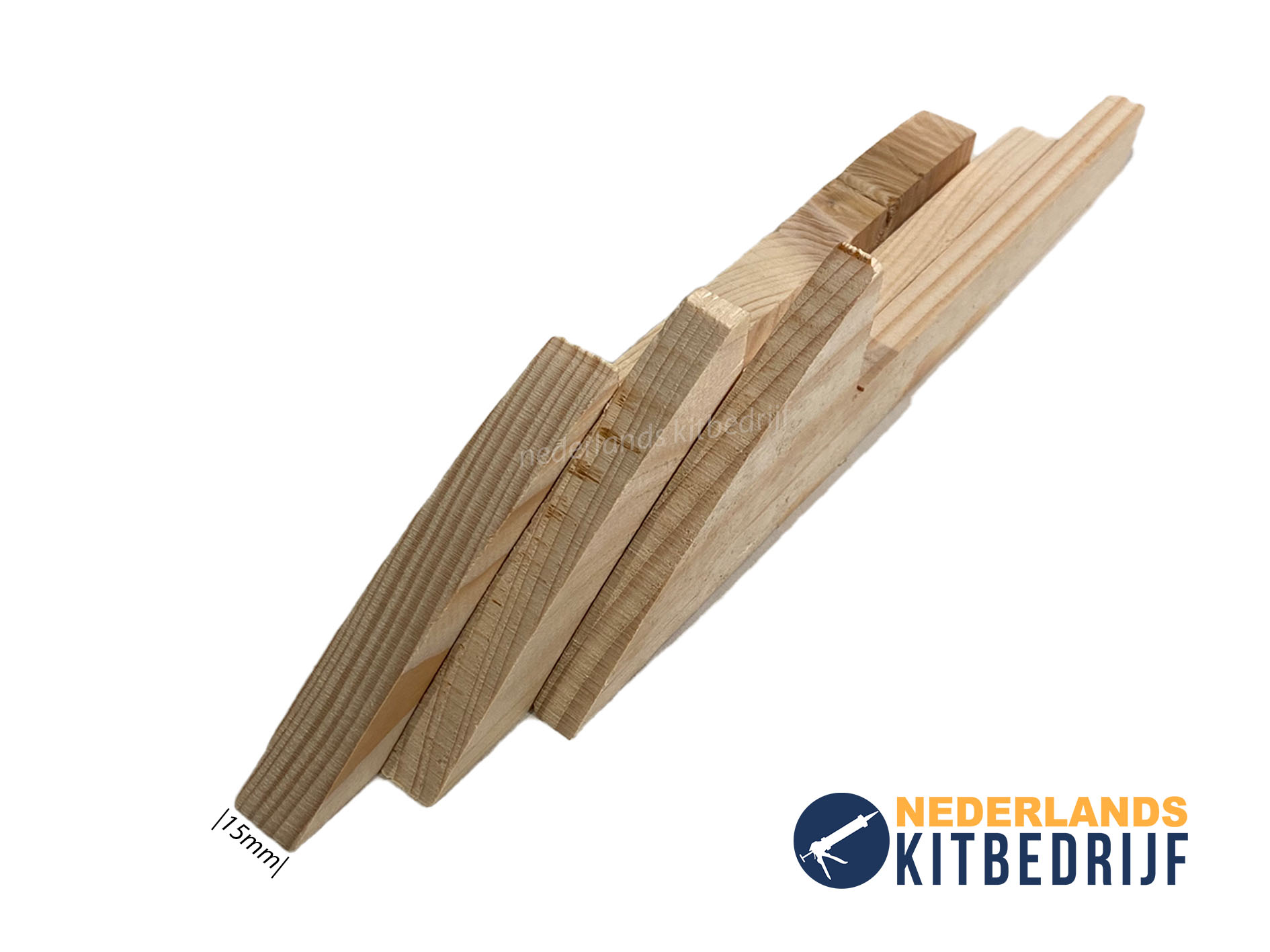 Kit afwerkhoutje 15mm