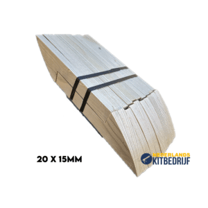 Kit afwerkhoutje 15mm (20 stuks) Voordeel pak